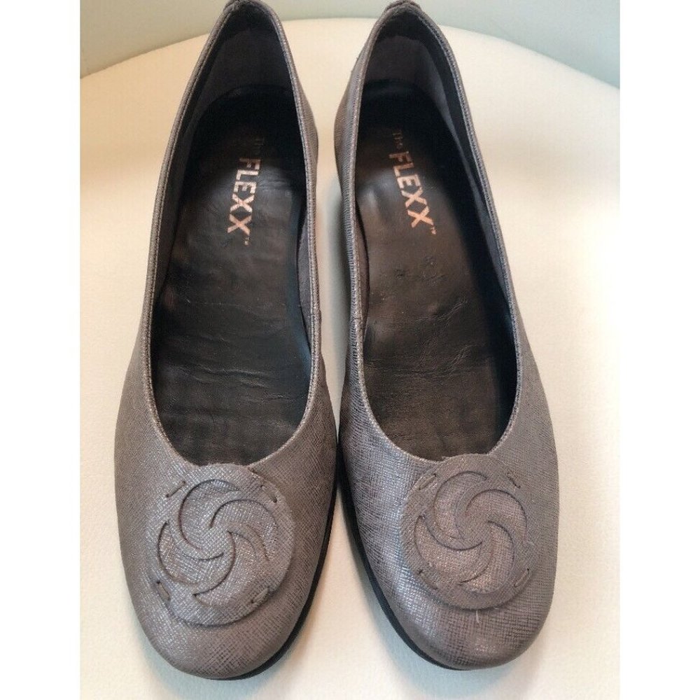 Nordstrom The FLEXX Women's Leather Run Away Shoe Wedge Pump Heel Size US 8 M